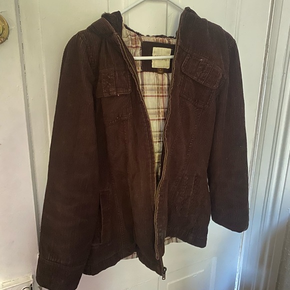 Sonoma Jackets & Coats Womens Brown Corduroy Jacket Poshmark